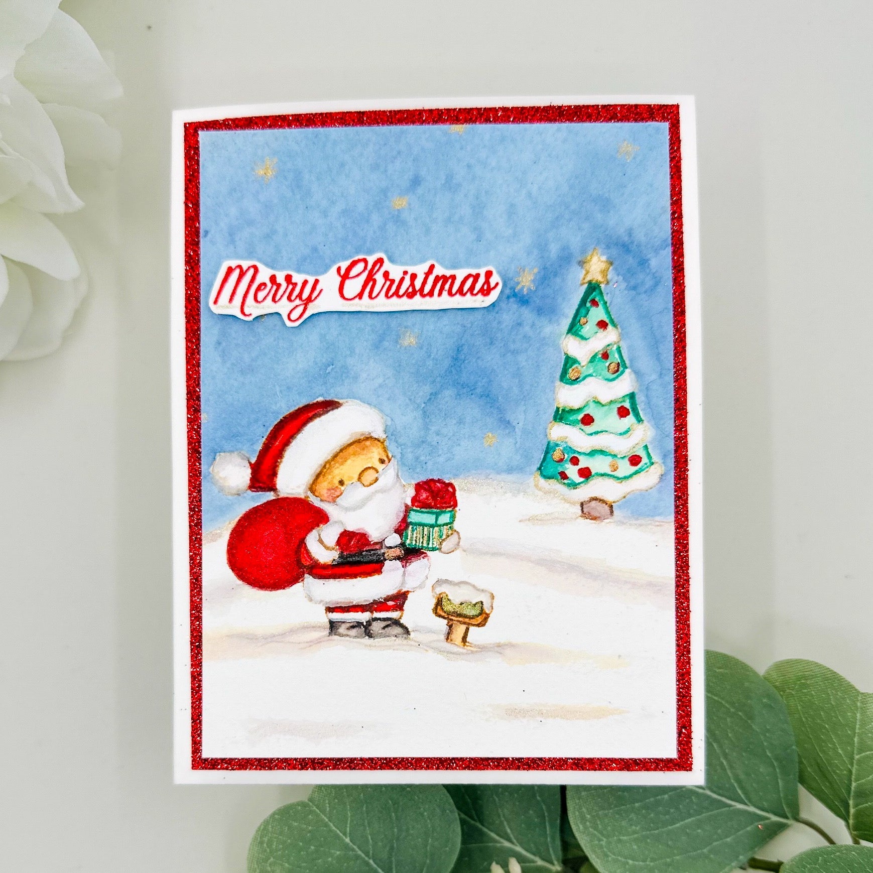Simon Says Stamps and Dies Jolly Christmas set887jc Festive Fun Christmas Card