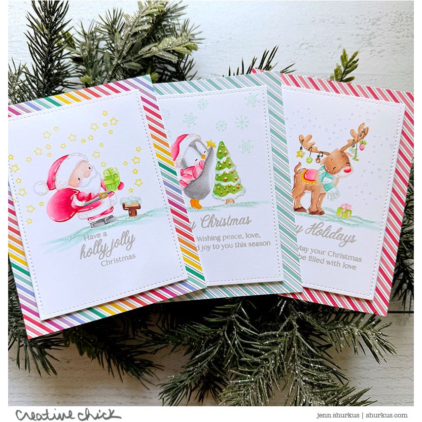 Simon Says Stamps and Dies Jolly Christmas set887jc Festive Fun Christmas Cards | color-code:ALT03