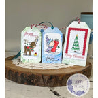 Simon Says Clear Stamps Jolly Christmas 2136ssc Festive Fun Christmas Tags