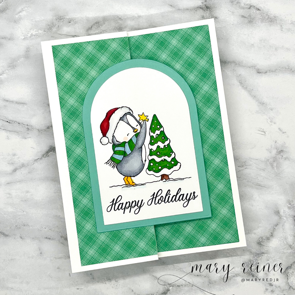 Simon Says Stamps and Dies Jolly Christmas set887jc Festive Fun Christmas Card