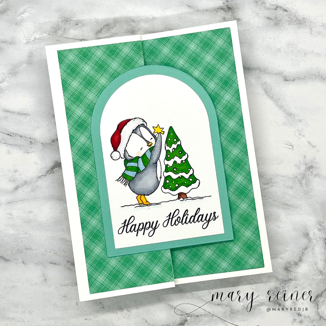 Simon Says Stamps and Dies Jolly Christmas set887jc Festive Fun Christmas Card