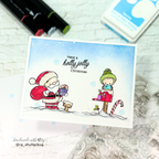 Simon Says Stamps and Dies Jolly Christmas set887jc Festive Fun Christmas Card