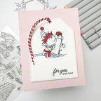Simon Says Stamps and Dies Jolly Christmas set887jc Festive Fun Christmas Card