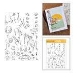 Josh Griffiths Studio Beyond Stamping Can't Stand Still 1 Ladies Clear Stamp Set jgs0017