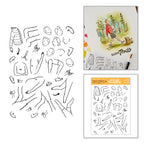 Josh Griffiths Studio Beyond Stamping Can't Stand Still 2 Men Clear Stamp Set jgs0018
