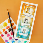 Josh Griffiths Studio Beyond Stamping Evergreen Sentiments Clear Stamp Set jgs0006 you're my happy place pet card