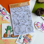 Josh Griffiths Studio Imaginary Friend Clear Stamp Set jgs0057
