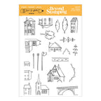 Josh Griffiths Studio Little Lodgings Clear Stamp Set jgs0007