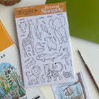 Josh Griffiths Studio Storybook Zoo Animals Clear Stamp Set jgs0036