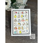 Simon Says Clear Stamps Journal Jamboree 3301ssc DieCember Hello Card