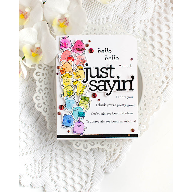 Simon Says Stamp Journal Jamboree Wafer Dies 1441sdc DieCember Friend Card | color-code:ALT02