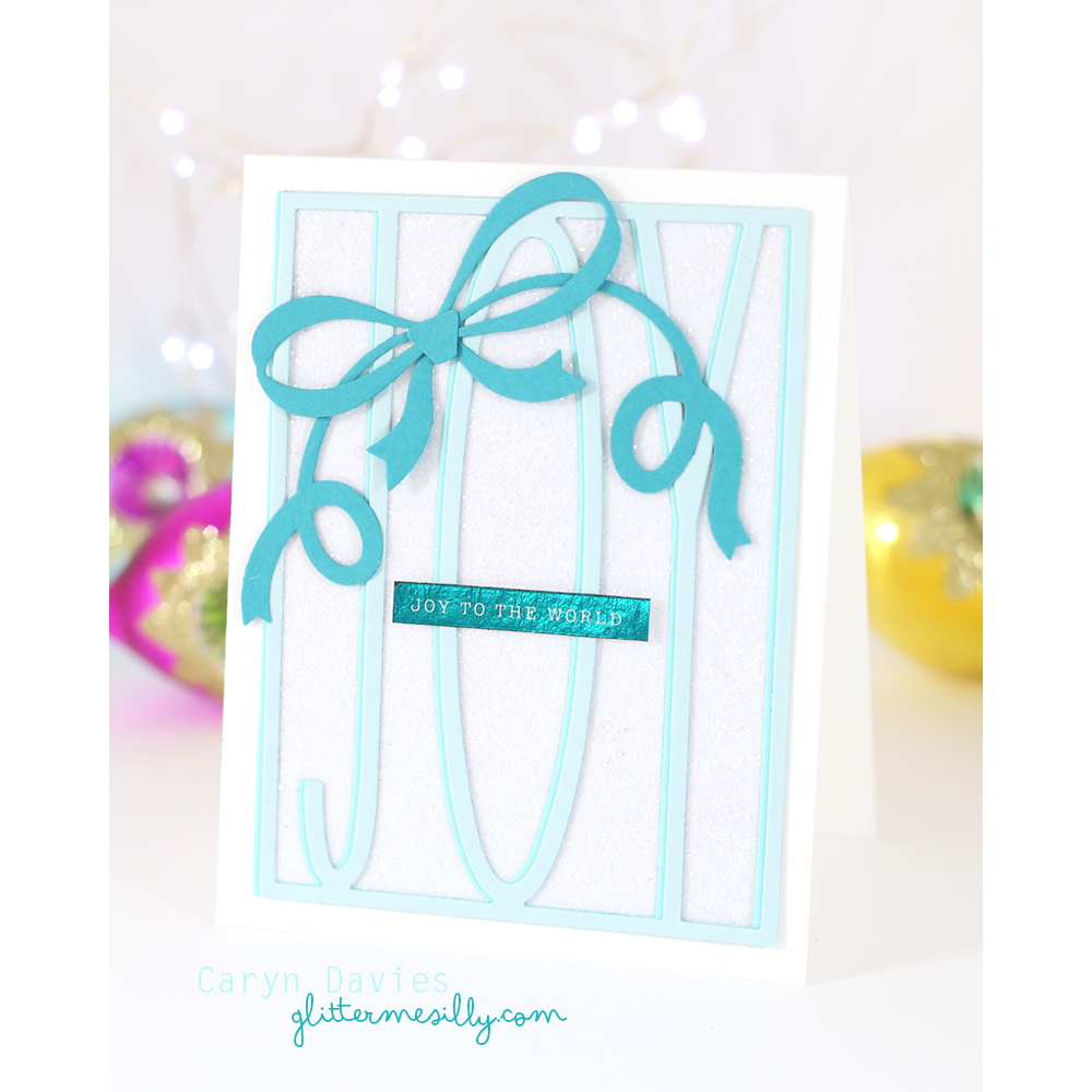 Simon Says Stamp Joy Cover Wafer Die 1424md And Everything Nice Christmas Card