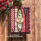 Simon Says Stamp Joy Cover Wafer Die 1424md And Everything Nice Christmas Card