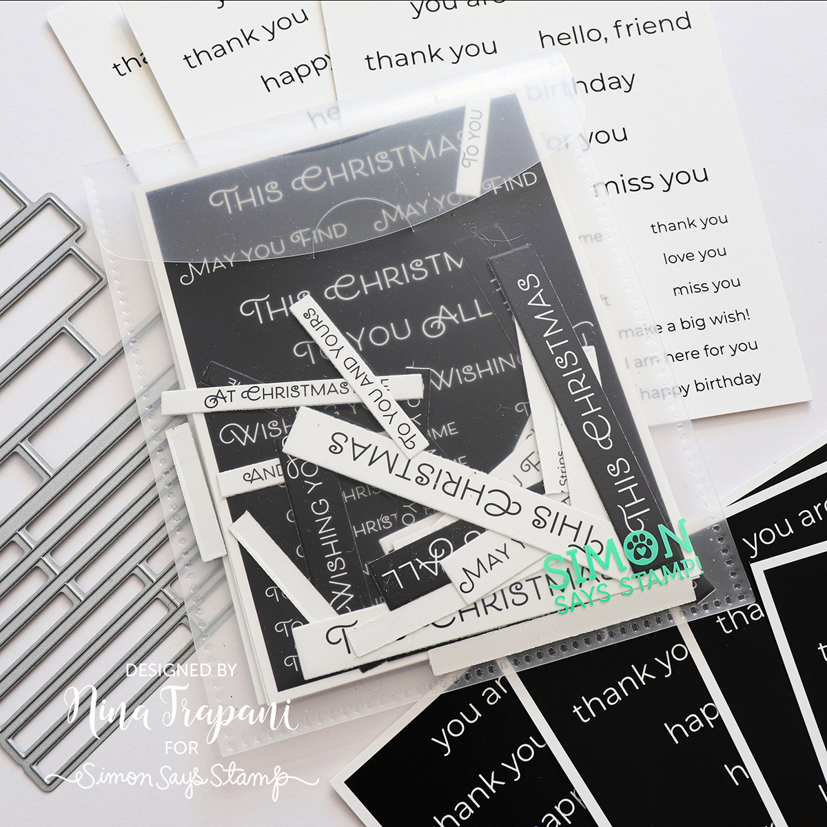Simon Says Stamp EZ Strips Joy 1000ez DieCember | color-code:ALT02