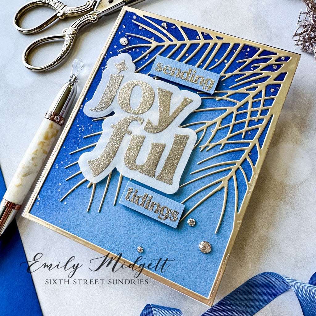 Simon Says Stamps And Dies Joyful Greetings Diecember Christmas Card