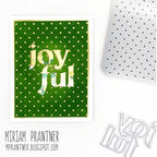 Simon Says Stamp Joyful Wafer Dies md112969 All The Joy Christmas Card | color-code:ALT03