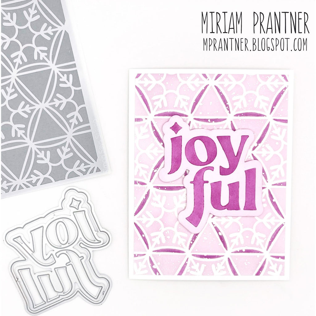 Simon Says Stamp Joyful Wafer Dies md112969 All The Joy Christmas Card | color-code:ALT05