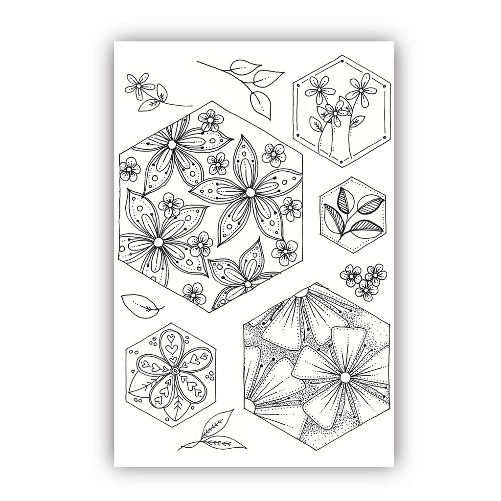 Julie Hickey Designs Blooming Delightful Clear Stamps jh1080