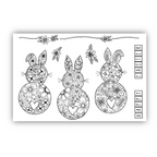 Julie Hickey Designs Bunnies Galore Clear Stamps jh1085