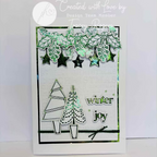 Julie Hickey Designs CHRISTMAS Die Cut Foilables JHD-DCF-1008 green