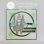 Julie Hickey Designs CHRISTMAS Die Cut Foilables JHD-DCF-1008 trees