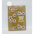 Julie Hickey Designs Cherry Blossom Clear Stamps jh1086 sending happy thoughts