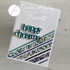 Julie Hickey Designs Christmas Joy Die Cut Foilables JHD-DCF-1013 stripes