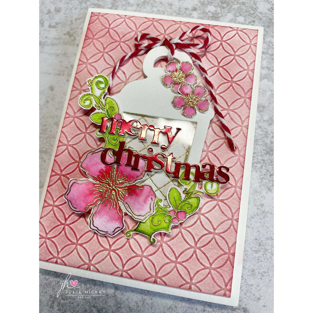 Julie Hickey Designs Emma's Christmas Floras Clear Stamps ds-es-1066 lantern