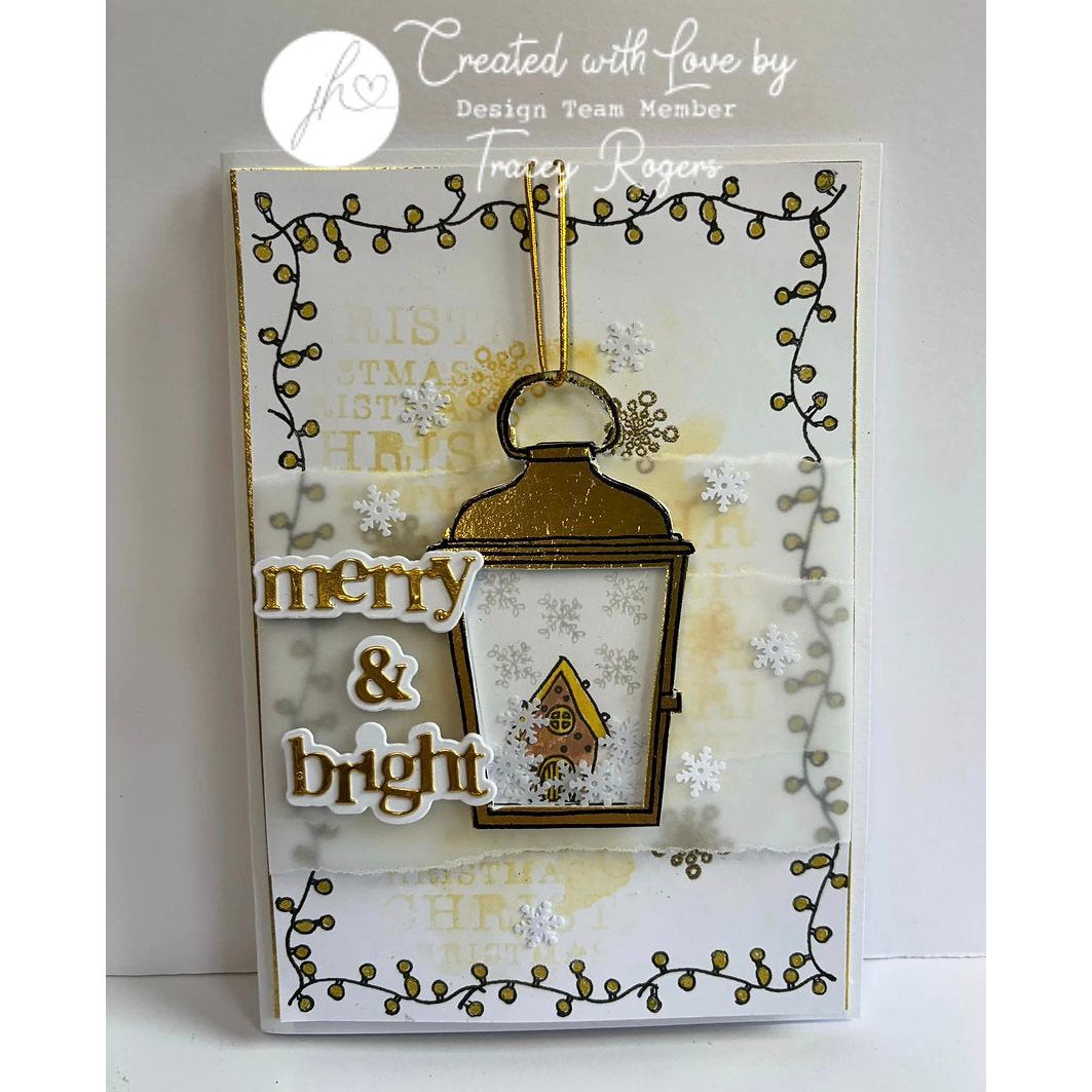 Julie Hickey Designs Emma's Lantern and Bell Jar Clear Stamps ds-es-1064 shaker
