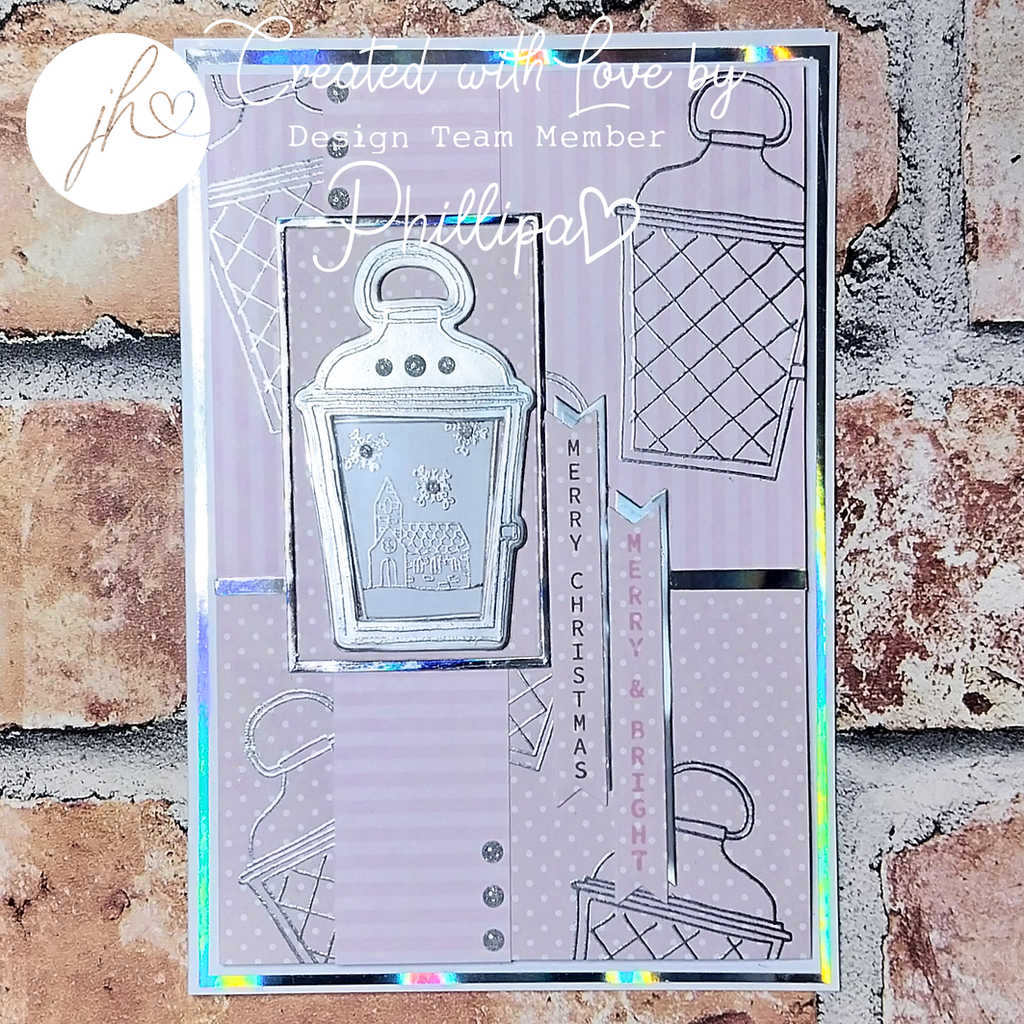 Julie Hickey Designs Emma's Lantern and Bell Jar Clear Stamps ds-es-1064 silver