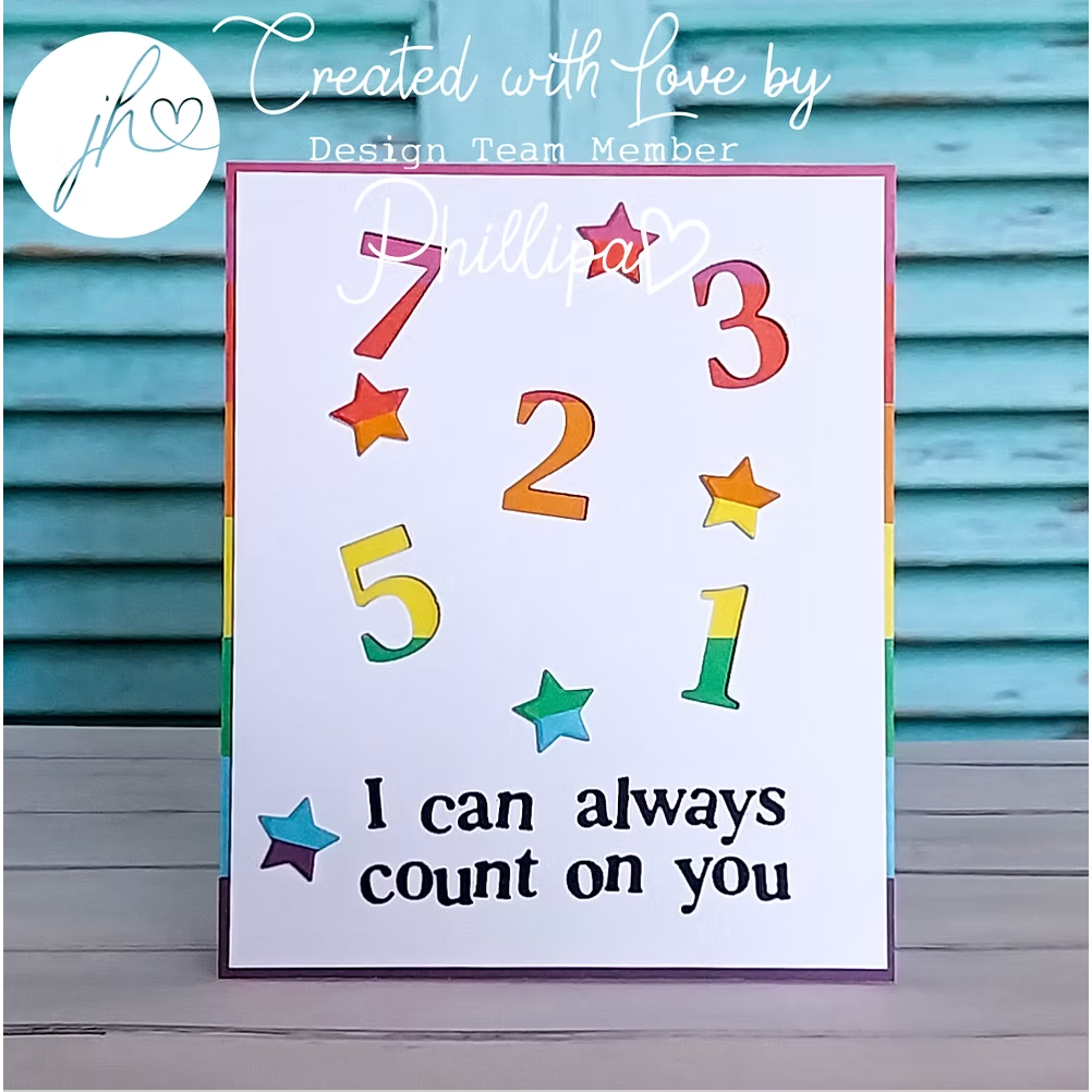 Julie Hickey Designs Hazel's Alphabet Dies ds-he-1074 rainbow
