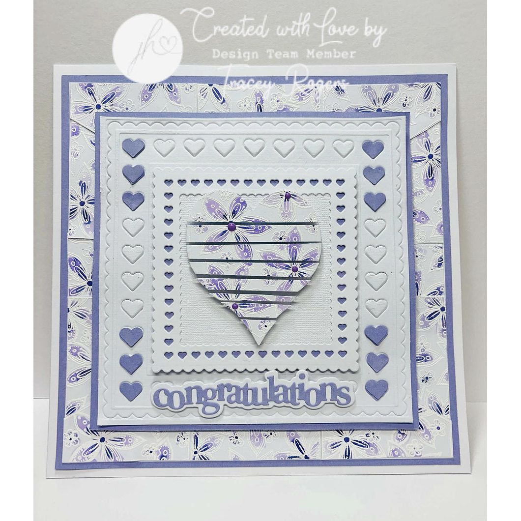 Julie Hickey Designs Hazel's Heart Medley Dies ds-he-1071 congrats