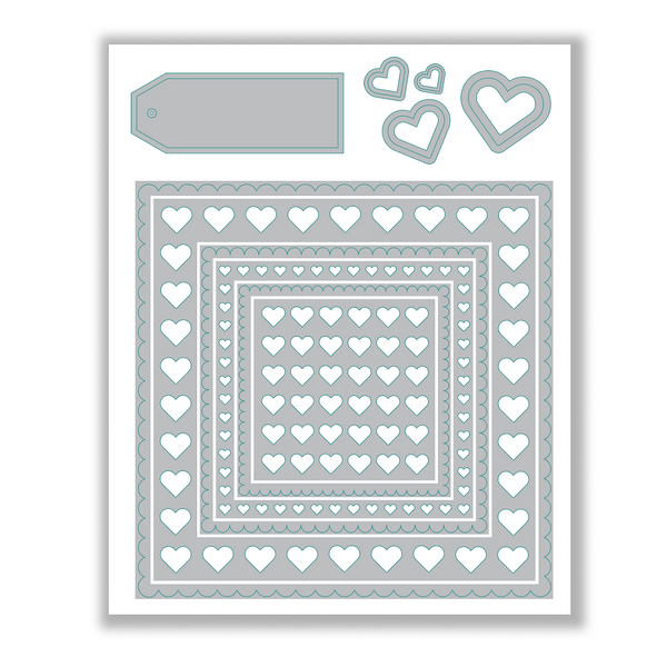 Julie Hickey Designs Hazel's Heart Medley Dies ds-he-1071 – Simon