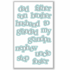 Julie Hickey Designs Hazel's Male Family Medley Dies ds-he-1077