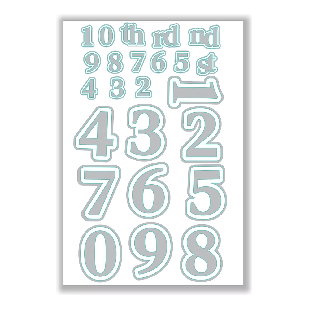Julie Hickey Designs Hazel's Number Medley Dies ds-he-1073