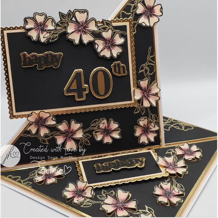 Julie Hickey Designs Hazel's Number Medley Dies ds-he-1073 happy birthday