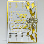 Julie Hickey Designs Hazel's Sentiment Medley 4 Dies ds-he-1072 happy anniversary