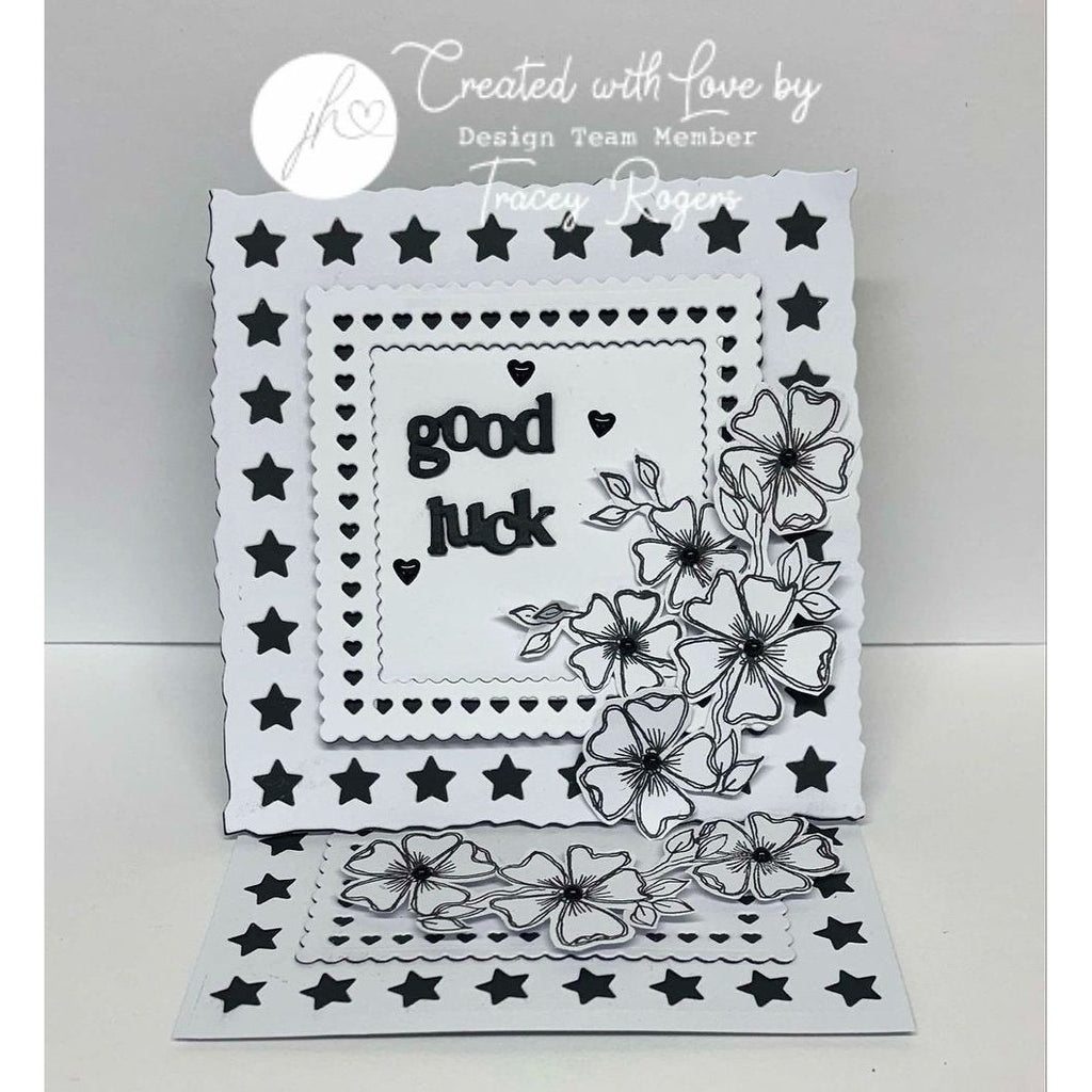 Julie Hickey Designs Hazel's Star Medley Dies ds-he-1070 good luck