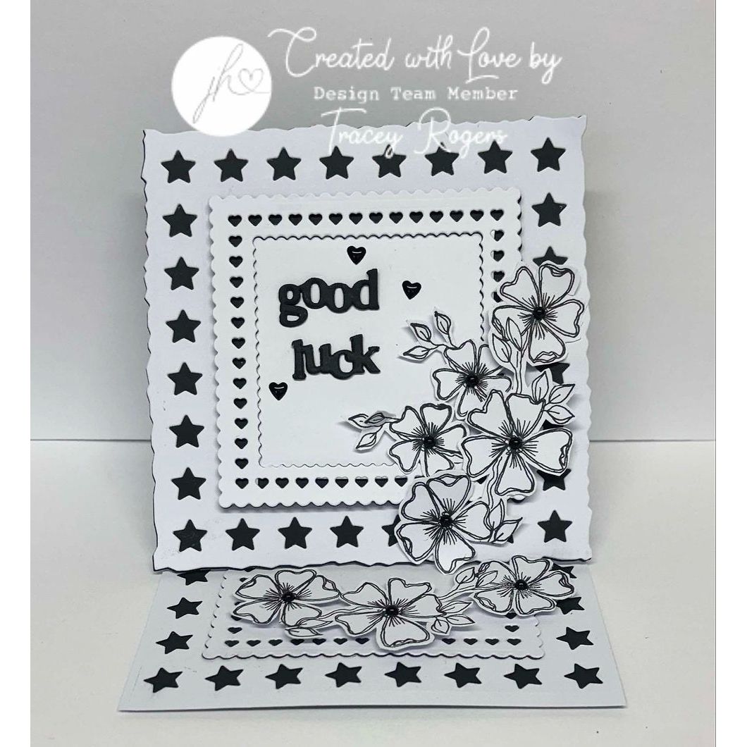 Julie Hickey Designs Hazel's Star Medley Dies ds-he-1070 good luck