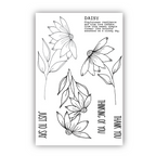 Julie Hickey Designs Just Daisies Clear Stamps jh1091