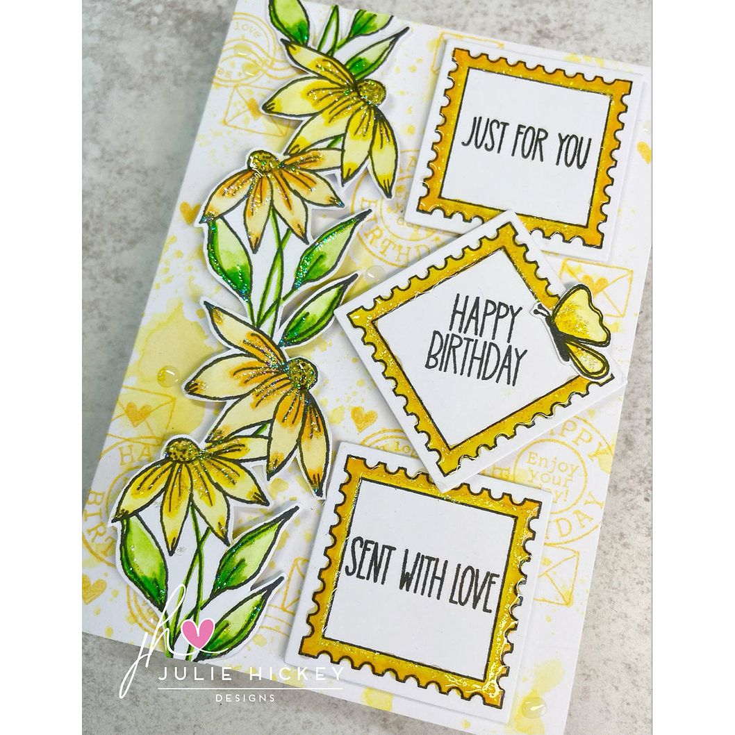 Julie Hickey Designs Just Daisies Clear Stamps jh1091 for you