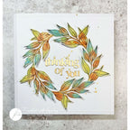 Julie Hickey Designs Medley of Leaves Dies jhd-cut-1040 wreath