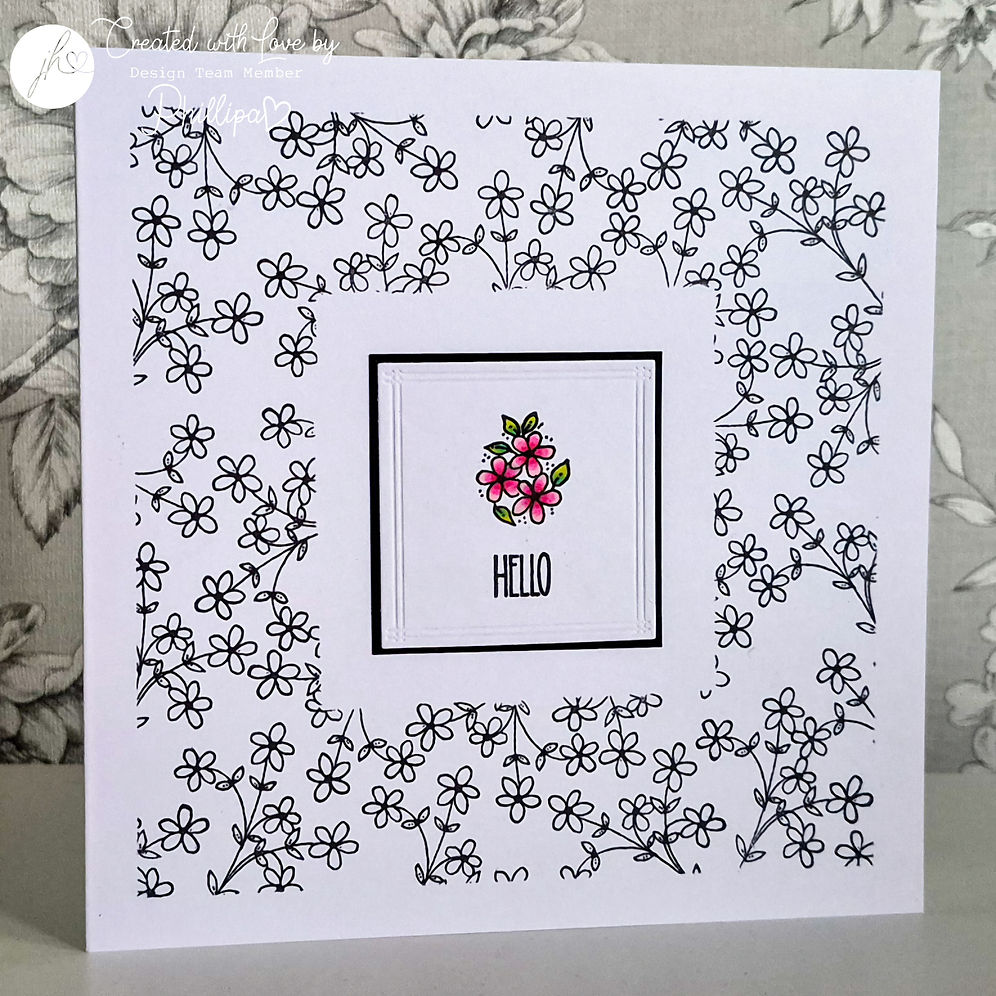 Julie Hickey Designs Nature's Garden 3 Clear Stamps jh1097 dainty 