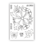 Julie Hickey Designs Nature's Garden 5 Clear Stamps jh1102
