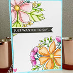Julie Hickey Designs Nature's Garden 5 Clear Stamps jh1102 two
