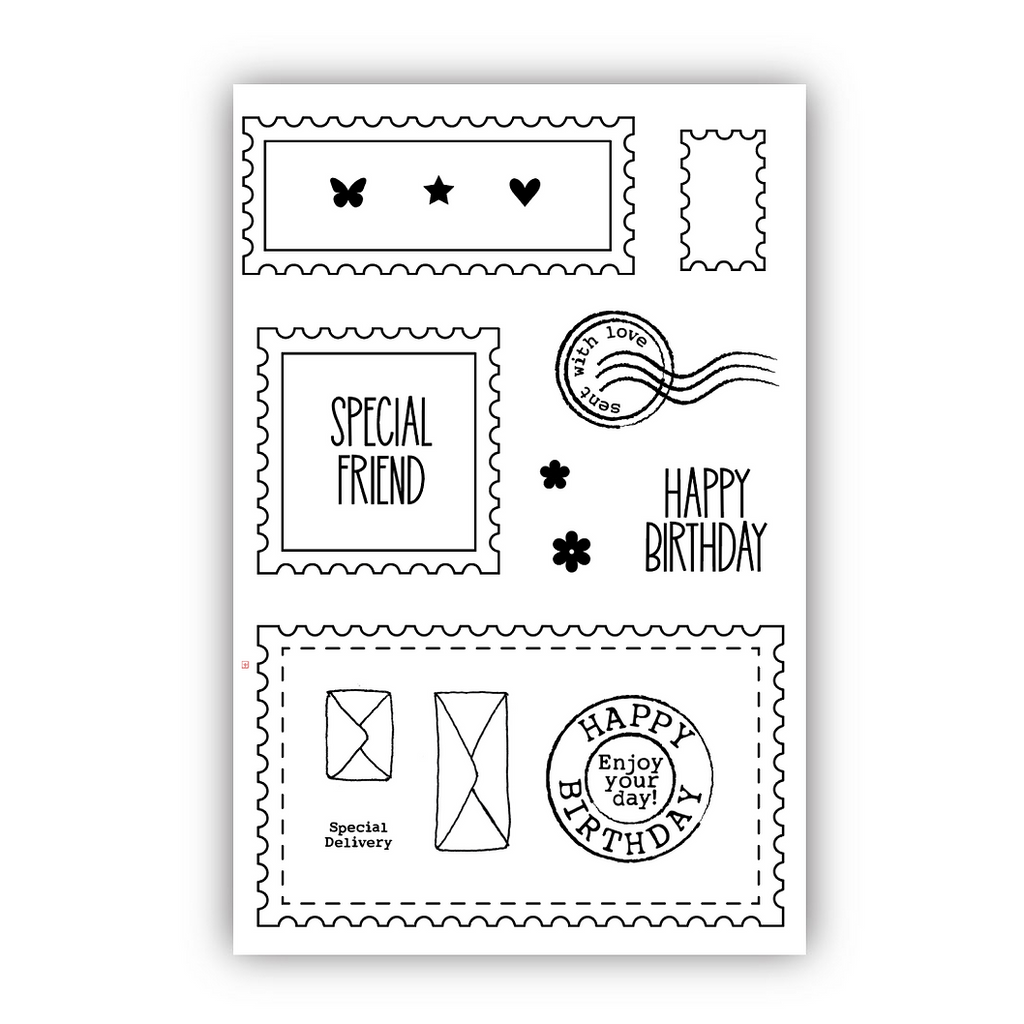 Julie Hickey Designs Postage and More Clear Stamps jh1090
