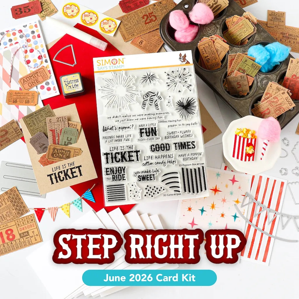 Step Right Up June 2026 Simon Says Stamp Card Kit