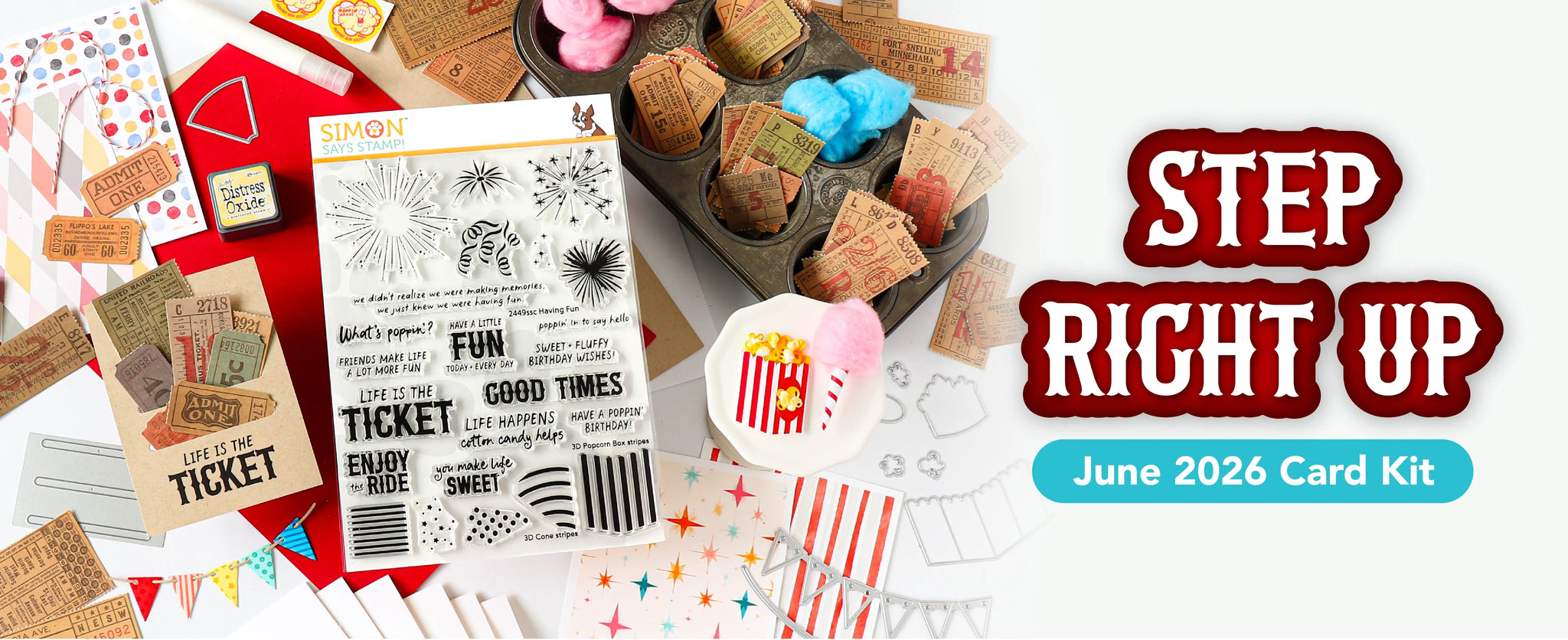 Step Right Up June 2026 Simon Says Stamp Card Kit