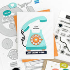 Concord & 9th Just Calling Clear Stamp Set 12061 birthday