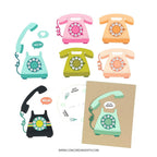 Concord & 9th Just Calling Clear Stamp Set 12061 backer